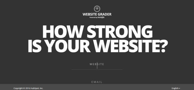 Website Grader-測試網站性能